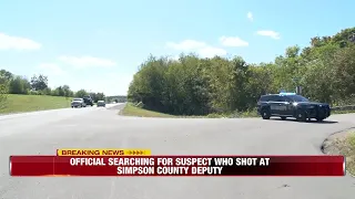 Officer involved shooting and Allen and Simpson County Deputies looking for alleged pursuit suspe...