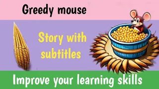 greedy mouse/ learn english through stories level 1 /@englishman