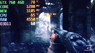 Battlefield 1 on Intel I7 3770K 4.50ghz with Nvidia GTX 760 FPS TEST in 2019