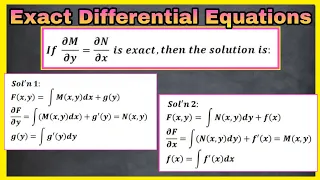 EXACT DIFFERENTIAL EQUATIONS | Exact DE | TAGALOG-ENGLISH