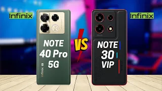 Infinix Note 40 Pro 5G vs Infinix Note 30 VIP Racing Edition