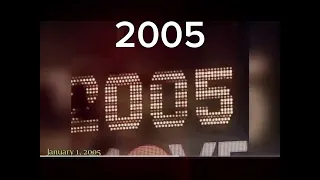 Evolution of Happy new year ball (1997-2024)￼