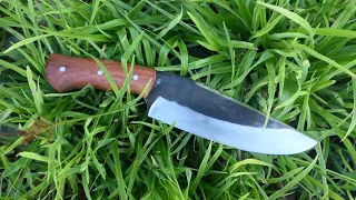 Creating A Chopper Knife From A Truck Leaf Spring / Beautiful Knife