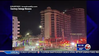 First responder audio captures rescue efforts after partial collapse of Surfside condo