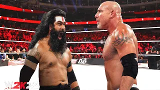 FULL MATCH - Goldberg vs Veer Mahaan | Iron Man Match - WWE 2K22