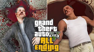 GTA 5 - All 5 Endings! (A,B,C, Secret & BETA)