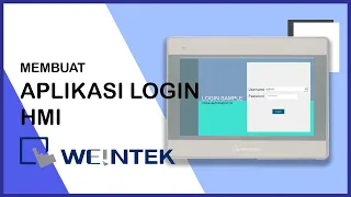 HMI WEINTEK Sistem login di MT8071IE (easy builder pro)