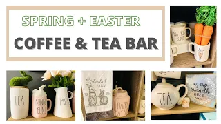 SPRING COFFEE BAR | EASTER COFFEE + TEA BAR | COFFEE + TEA STATION | EASTER DECOR