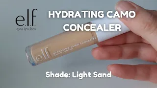 E.L.F. HYDRATING CAMO CONCEALER LIGHT SAND/ Let's Swatch It
