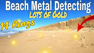 Beach BUM finds lots of GOLD 😱