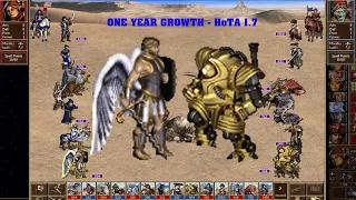 Heroes 3 HoTA V1.7 One year growth Castle vs L7b Factory