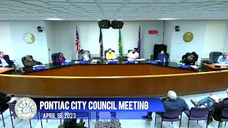 Pontiac City Council Meeting 4-18-2023