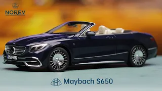 Mercedes Benz Maybach S650 - Norev 1:18 unboxing