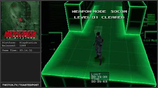 Metal Gear Solid: VR Missions (PS1) (Playthrough: Part 3)