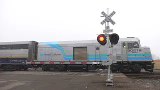*New LED Light* Amtrak CDTX 90218 San Joaquins 702 South - E Church St Railroad Crossing Stockton CA