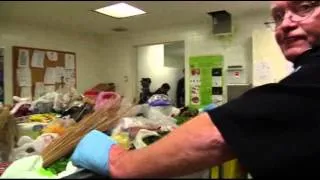 Airport Dog Sniffs Out Contraband Hidden Food