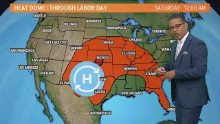 DFW Weather: Heat dome raising temps Labor Day weekend