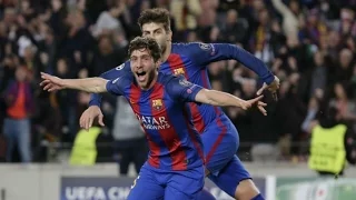 Sergi Roberto GOAL vs. PSG! 6-1 Barcelona beats PSG!