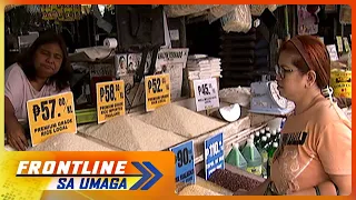 Price cap sa bigas, puwede na umanong alisin sa huling linggo ng Setyembre | Frontline Sa Umaga