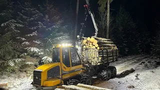 |4K|🌲SAMPO ROSENLEW FR28 /KRANSICHT FORWARDER-RÜCKEZUG/006