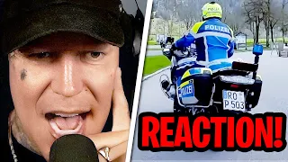 Monte REAGIERT auf Motorradcops auf Streife😱 stern TV | MontanaBlack Reaktion