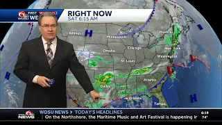 Cold front bringing changes all weekend
