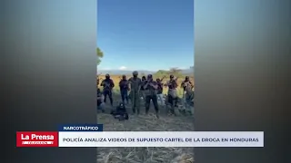 Policía analiza videos de supuesto cartel de la droga en Honduras