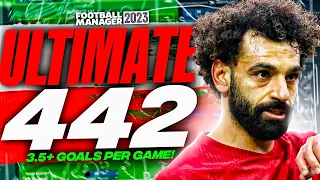 MY ULTIMATE 442 FM23 Tactics! (3.5+ Goals Per Game) | Best Football Manager 2023 Tactics