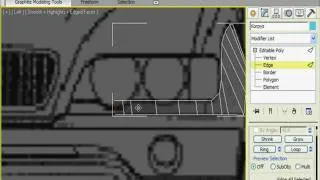 Cоздаём переднее крыло автомобиля в 3Ds Max 2010 (4/26)