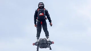 Flyboard® Air Farthest flight by hoverboard (achieved on 30th April 2016 by Franky Zapata)