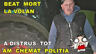 BEAT LA VOLAN A INTRAT CU TRACTORUL LA NOI ÎN CURTE A DISTRUS TOT - I-am luat cheia să îl opresc