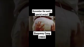 Remember when the camp cook got cooked in Sleepaway Camp? #shorts