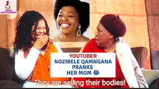 YouTuber Nozibele Qamngana Does the Scholarship Prank On Her Mom | It Ended In Tears😭.