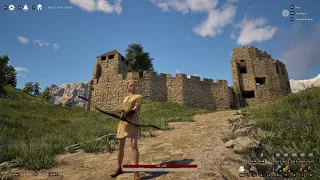 One week to build a stronghold in Pax Dei - sandbox MMORPG - 1440p