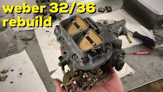 How to rebuild a Weber 32/36 carburetor.