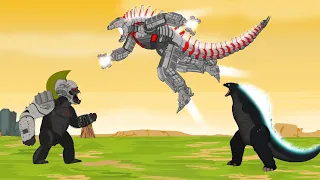 Godzilla Vs. Kong - Mechagodzilla 2022: HERO KING KONG | Godzilla Cartoon Animation