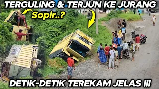 Today !!! SECONDS The truck rolled over until it plunged into a ravine on the rise of Batu Jomba