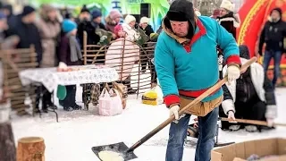 Блин размером с лопату съели в Югре