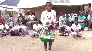 11 years sangoma dance with excitement because mom promised her R10 (more info:0769000541)