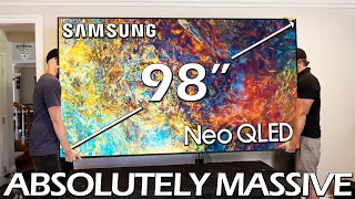 98" Samsung QLED TV - Absolutely Massive