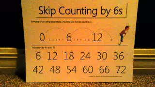 Skip Count by 6's song