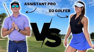 Can I Beat The PRO On His HOME Course? REMATCH | Dye Preserve | Sabrina Andolpho