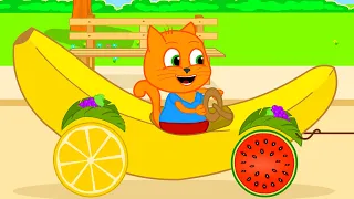 Família de Gatos - Máquina de Frutas Animado em Português Brasil 13+