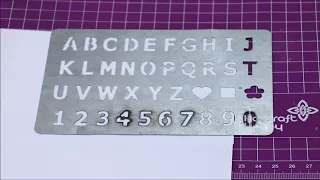 Professional Hot Foil Pen with stencils