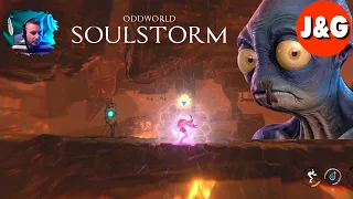 Мудаконы вернулись Oddworld Soulstorm Первый взгляд Обзор #1