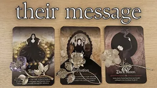 WHAT THEY WANT TO TELL YOU!  THEIR MESSAGE TO YOU! PICK A CARD TIMELESS TAROT READING