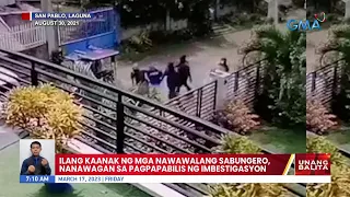Ilang kaanak ng mga nawawalang sabungero, nanawagan sa pagpapabilis ng imbestigasyon | UB
