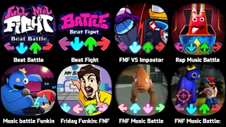 FNF Impostor Neo, Beat Battle, FNF Impostor V5, Rap Music Battle, FNF Music Night, Beat Shooter