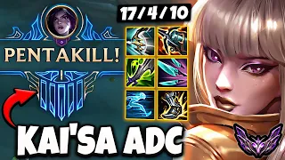 Kaisa vs Zeri ADC [ Pentakill ] Lol Korea Master Patch 14.9 ✅