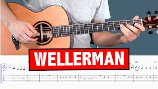 Wellerman - Sea Shanty Guitar Tutorial MELODY